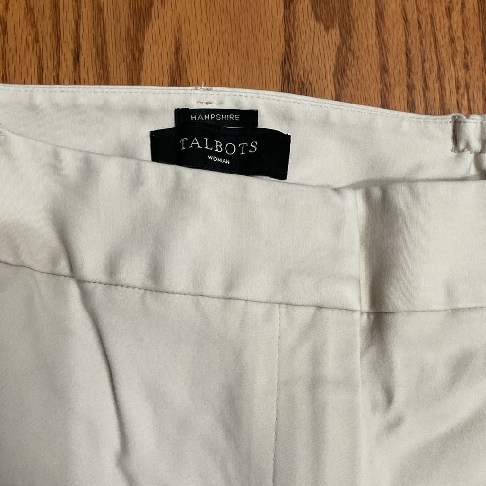 Talbots women’s Off-White Trousers size 14w - Picture 3 of 5